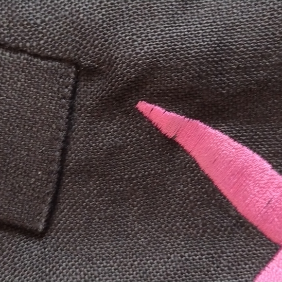 Vintage 1980's linen blazer, lined, one button, Adam Douglass Adrianna Papell - Picture 3 of 6